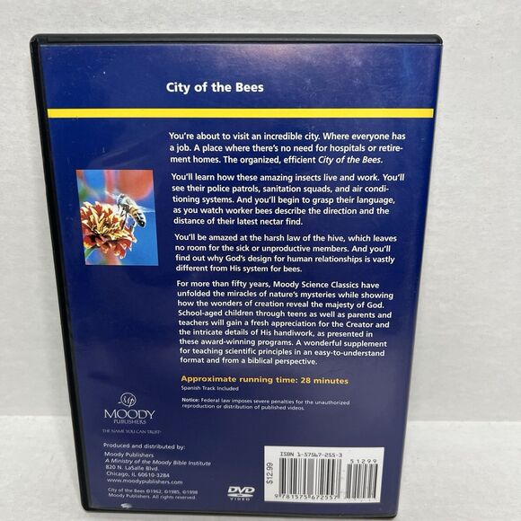 City of the Bees A Moody Institute of Science Presentation DVD - Picture 2 of 4
